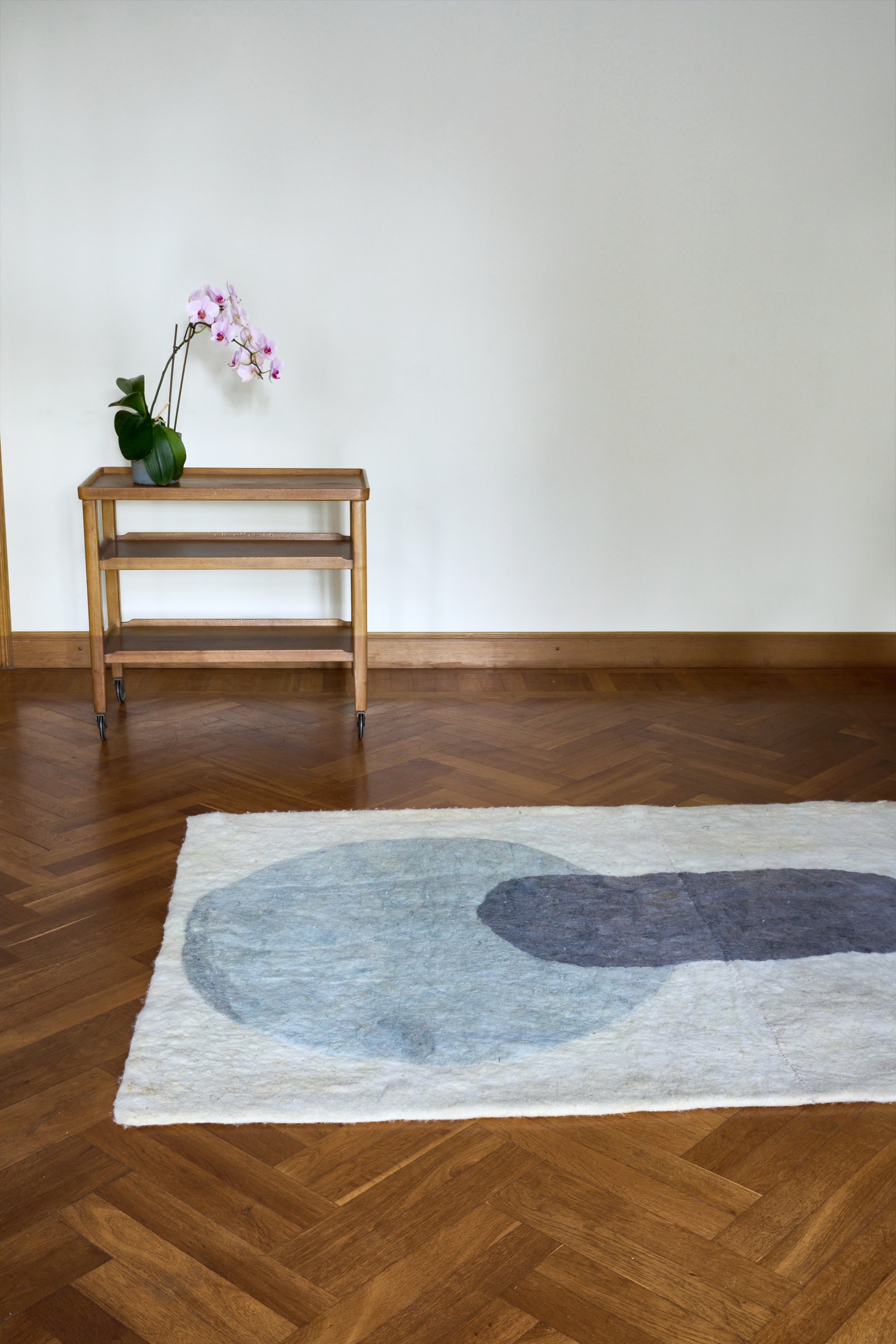 Rock Rug #3 | Handmade Felt Rug