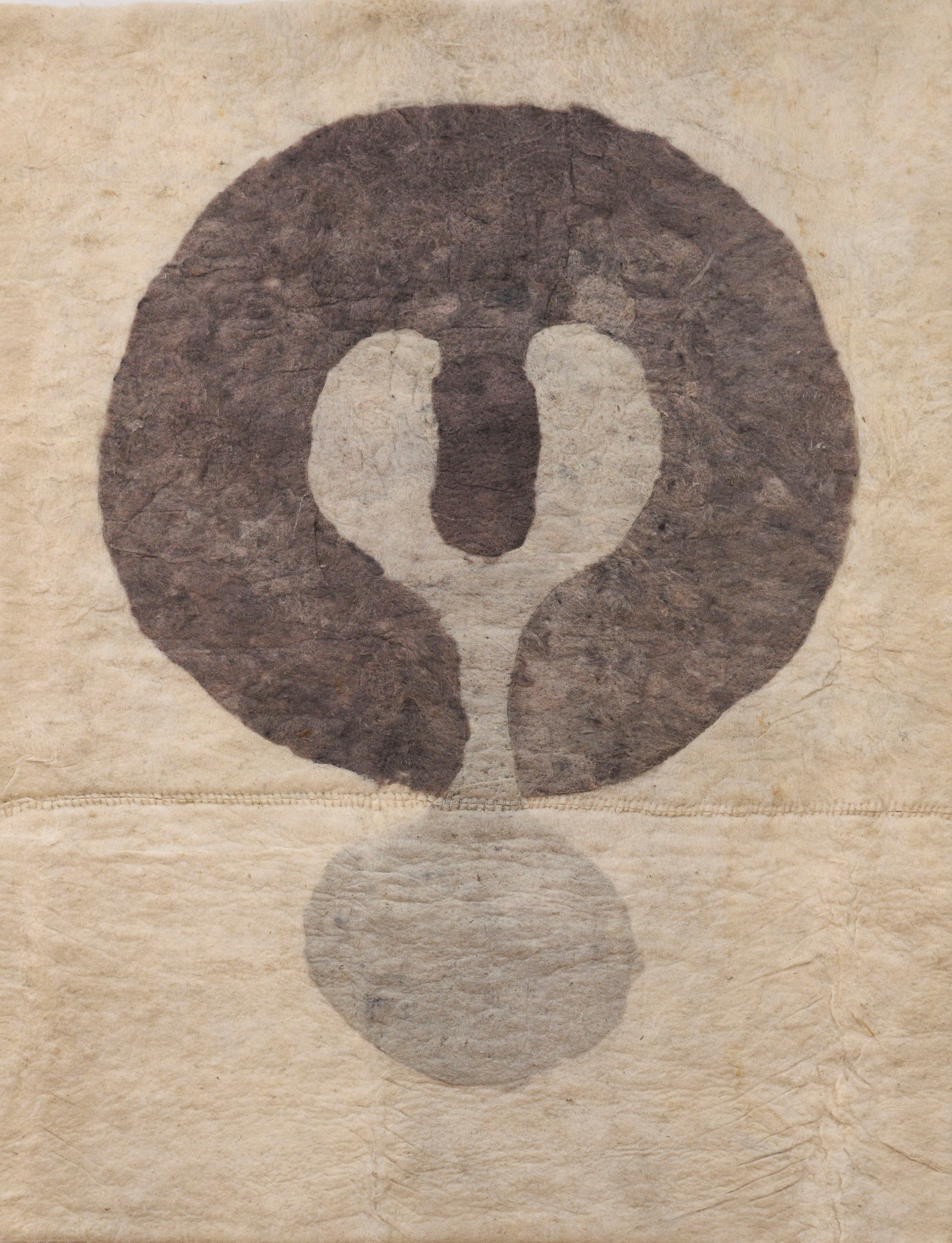 Rock Rug #6 | Handmade Felt Rug