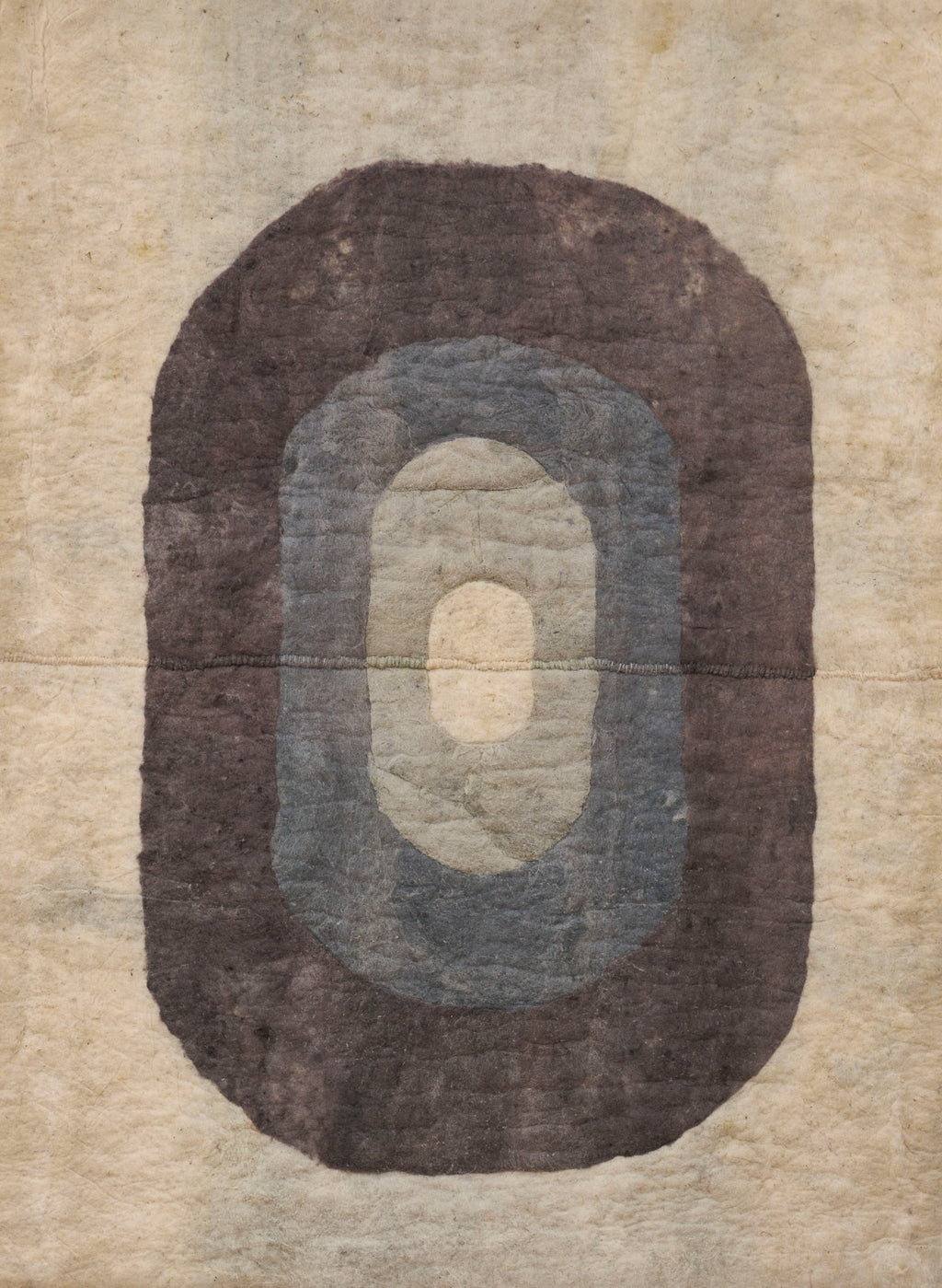 Rock Rug #5 | Handmade Felt Rug