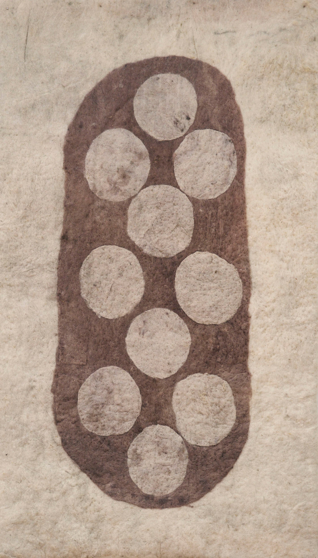 Rock Rug #8 | Handmade Felt Rug