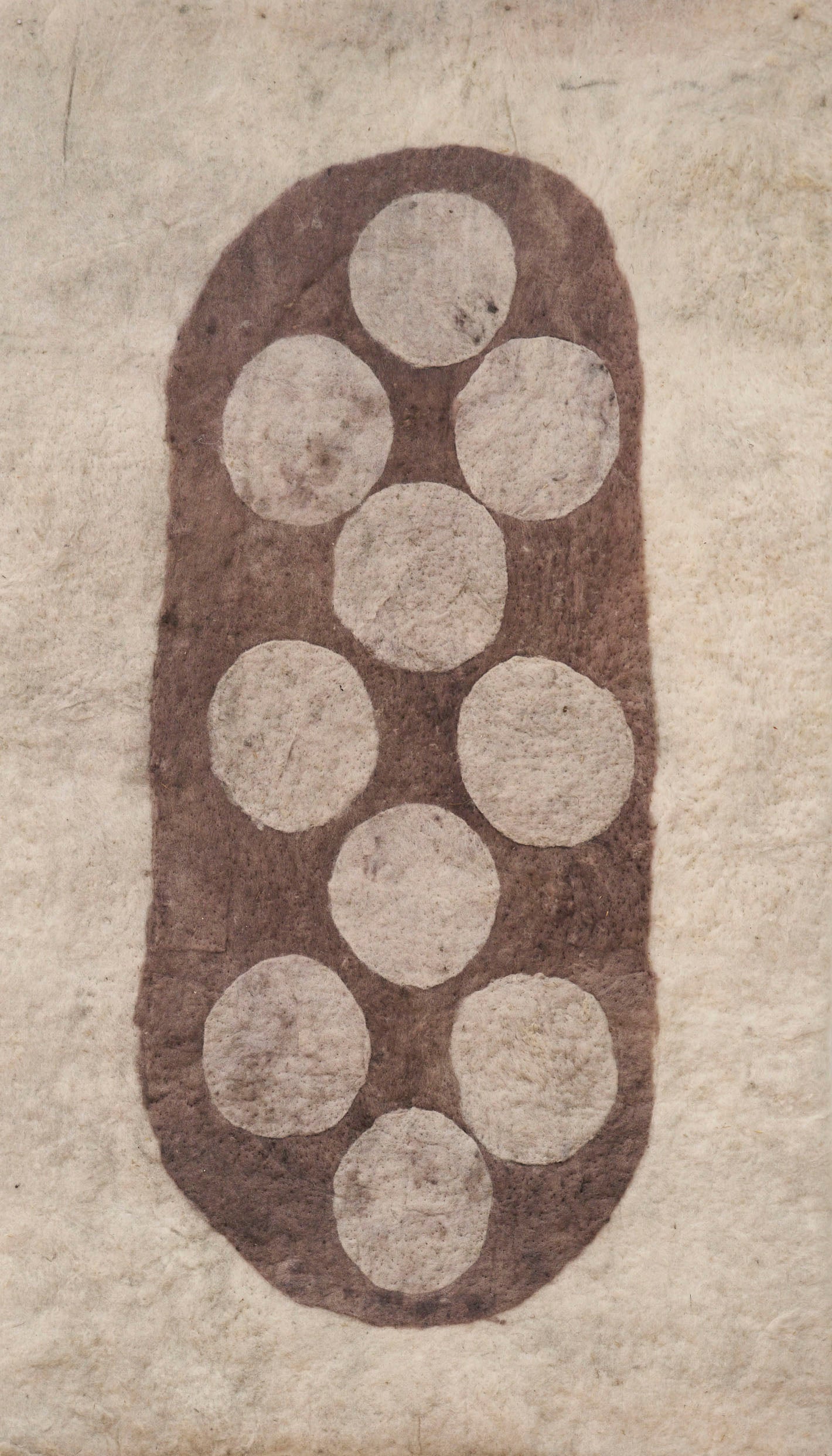 Rock Rug #8 | Handmade Felt Rug