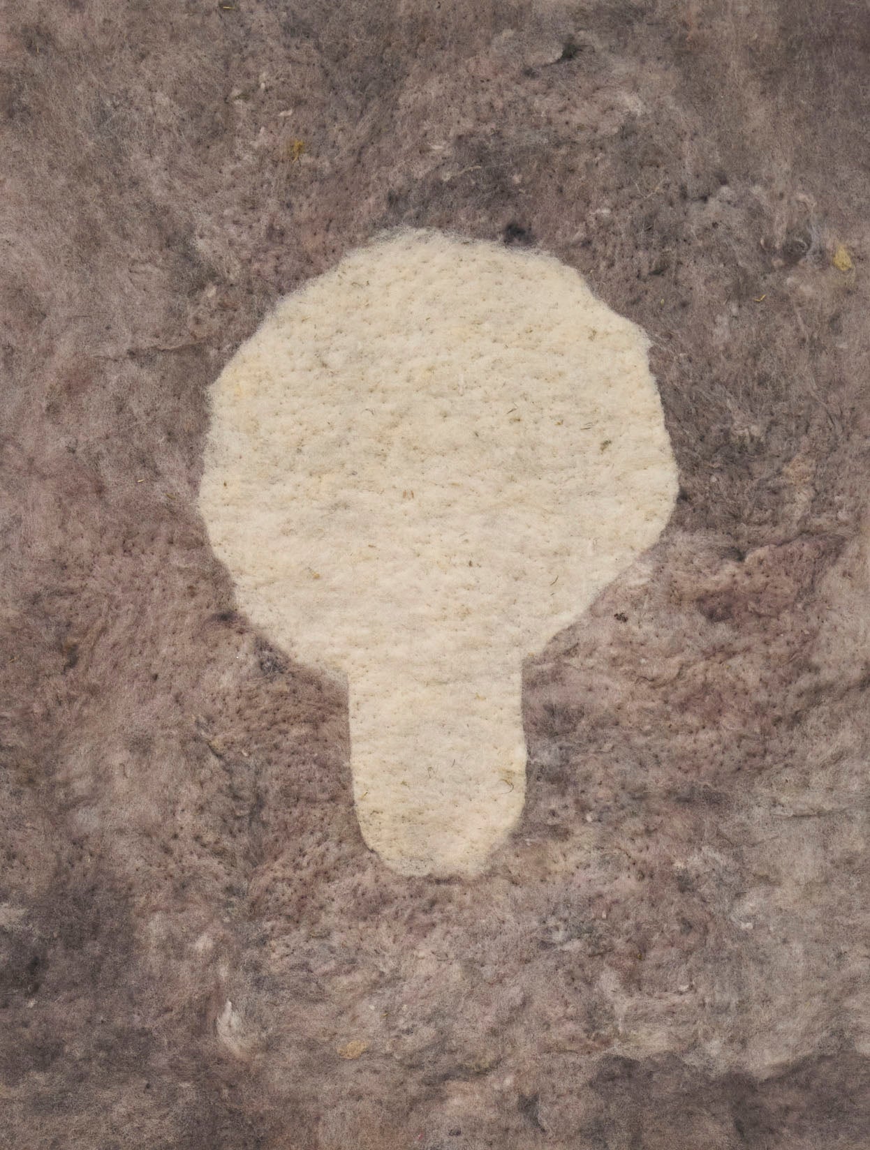 Rock Rug #13 | Handmade Felt Rug