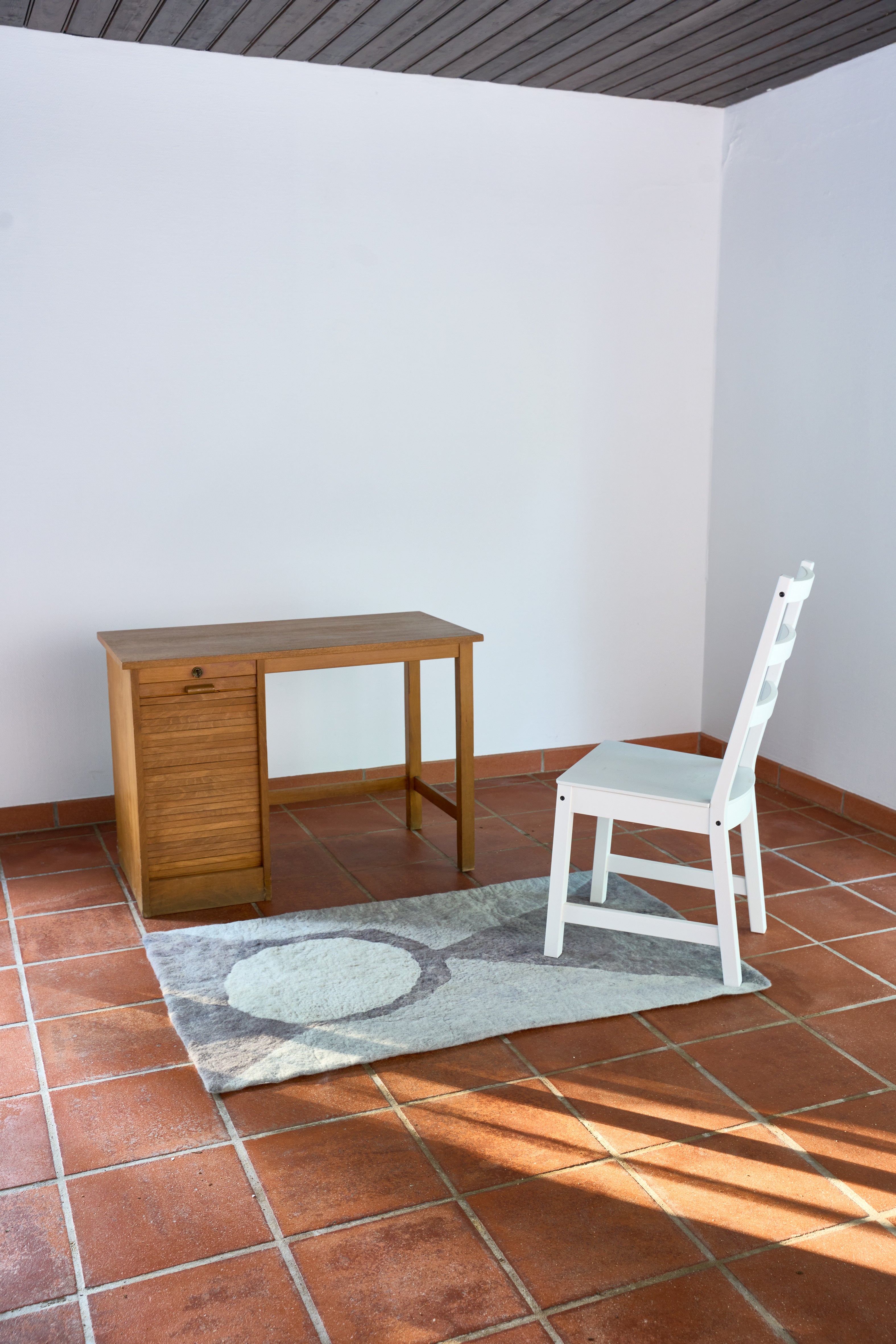 Rock Rug #10 | Handmade Felt Rug
